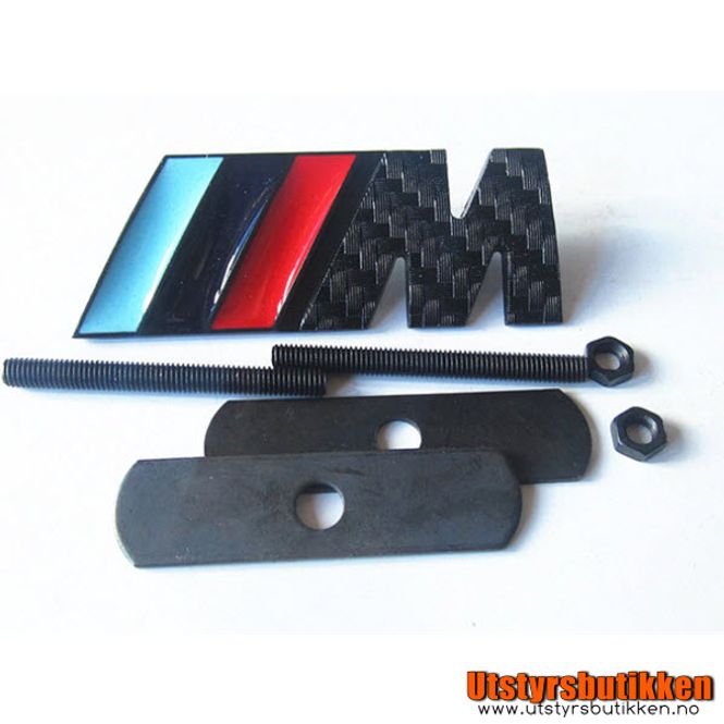 Hovedbilde BMW M-Sport grill-emblem carbon
