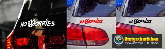 Hovedbilde VW - Volkswagen sticker No Worries