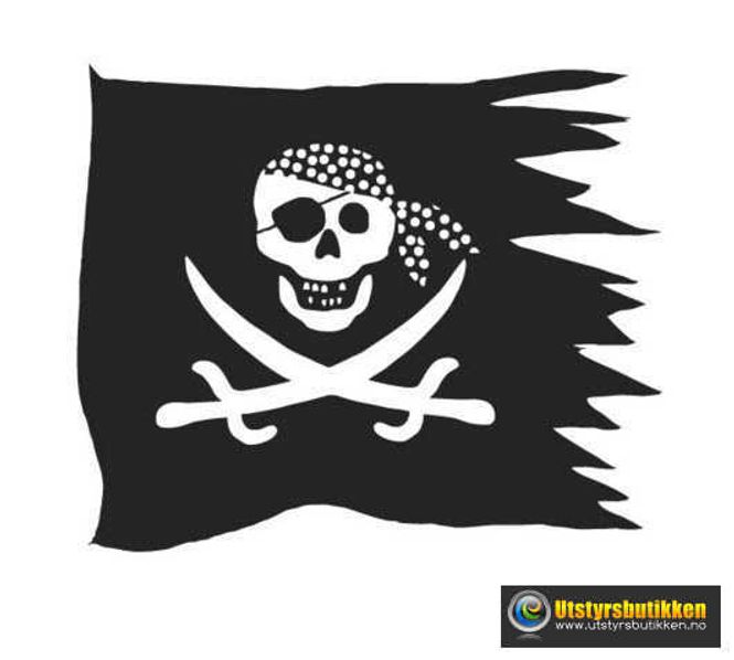 Hovedbilde Piratflagg veggdekor