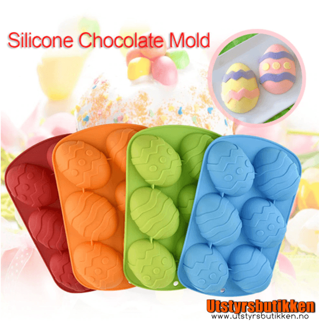 Hovedbilde Silikonform 6X påskeegg