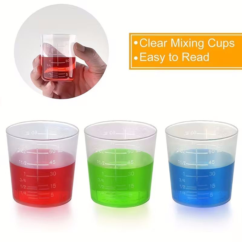 Målebeger i plast 60 ml