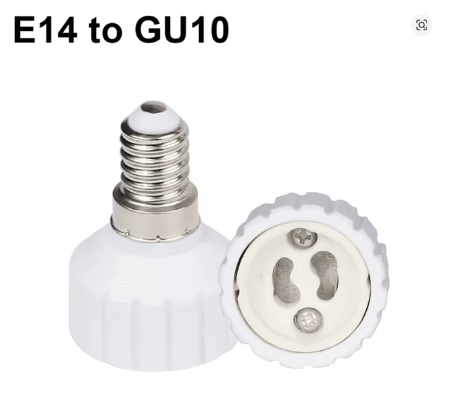 Hovedbilde Sokkeladapter - E14 til GU10