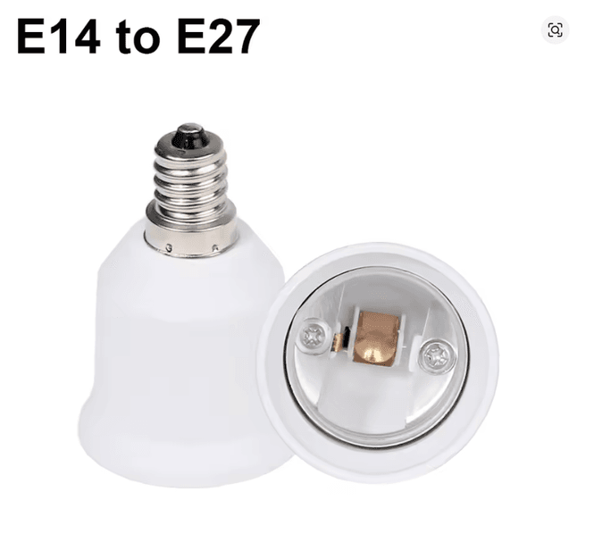 Hovedbilde Sokkeladapter - E14 til E27